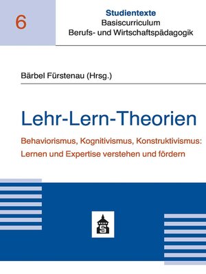 cover image of Lehr-Lern-Theorien